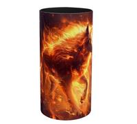 Anna Cowper Portapenne con scatola musicale, portapenne per scrivania, porta matite con lupo, organizer per matite in ferro, organizer da scrivania, porta pennelli da trucco per scuola, casa, ufficio