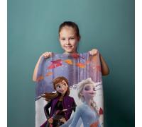 Anna Elsa Frozen Foglie Asciugamano Telo da Bagno Asciugamano 70 x 140cm