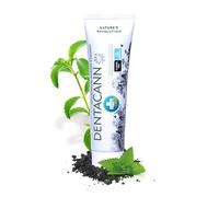 Anna entacann | 100% naturale sbiancante carbone attivo dentifricio senza fluoruro | bambù e potassio | 100 g
