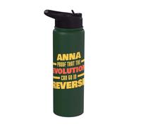 Anna Evolution può andare inverso divertente nome Anna Stainless Steel Insulated Water Bottle
