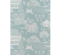 Anna French Carta da parati Farmingdale - Spa Blue
