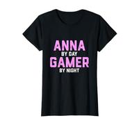 Anna Gamer Girl Halloween Carino Costume per Gen Z Gaming Anna Maglietta