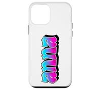 Anna Graffiti Nome Personalizzato Blu Rosa Donne Ragazze Custodia per iPhone 12 mini