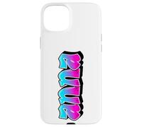 Anna Graffiti Nome Personalizzato Blu Rosa Donne Ragazze Custodia per iPhone 15 Plus