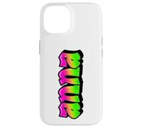 Anna Graffiti Nome Personalizzato Verde Rosa Donne Ragazze Custodia per iPhone 14