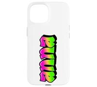 Anna Graffiti Nome Personalizzato Verde Rosa Donne Ragazze Custodia per iPhone 15