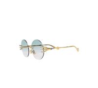 Anna Karin Karlsson - THE Claw & THE Nest Round Gold SUN Occhiali da sole - - Accessories - Donna - Giallo - ONE SIZE