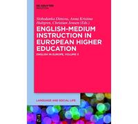 Anna Kristina H English-Medium Instruction in European Higher (Copertina rigida)