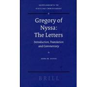 Anna M. Silvas Gregory of Nyssa: The Letters (Copertina rigida)