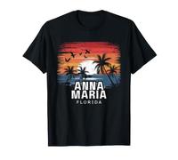 Anna Maria Beach Florida Surf Surfer Maglietta