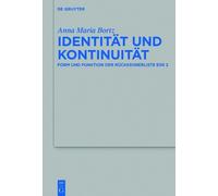 Anna Maria Bortz Identität und Kontinuität (Copertina rigida)