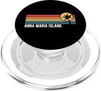 Anna Maria Island FL, design retrò in stile tramonto PopSockets PopGrip per MagSafe