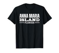 Anna Maria Island FL Florida Vintage Retro Souvenirs Maglietta