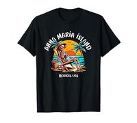 Anna Maria Island FL - Scheletro Divertente con Il Sole Caldo Maglietta