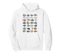 Anna Maria Island Florida Colorato Pesce Design Felpa con Cappuccio