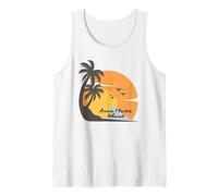 Anna Maria Island Florida Palm Tree Island Beach Vacanza Canotta