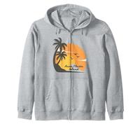 Anna Maria Island Florida Palm Tree Island Beach Vacanza Felpa con Cappuccio