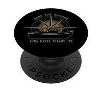 Anna Maria Island, Florida, Seas the Moment, Disressed Design PopSockets PopGrip Adesivo