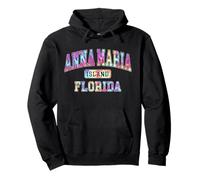 Anna Maria Island Florida Tie Dye Famiglia Vacanza al mare Felpa con Cappuccio