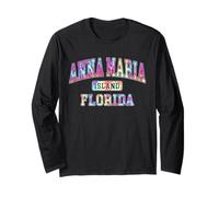Anna Maria Island Florida Tie Dye Famiglia Vacanza al mare Maglia a Manica