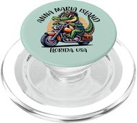 Anna Maria Island, Florida USA, divertente disegno a forma di coccodrillo PopSockets PopGrip per MagSafe