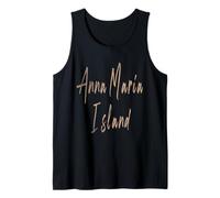 Anna Maria Island Florida Vintage Design Elegante Canotta