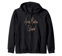 Anna Maria Island Florida Vintage Design Elegante Felpa con Cappuccio