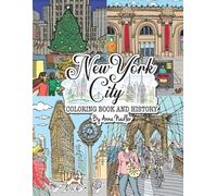 Anna Nadler New York City Coloring Book & History (Tascabile) Travel and Cities