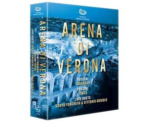 Anna Netrebko; Yusiv Eyvazov; Sonya Yoncheva; Vittorio Grigolo; Roman Burdenko; Ferruccio Furlanetto; Chorus of the Arena di Verona; Orchestra of the Arena di Verona; Marco Armiliato; Francesco Ivan Ciampa; Placido Domingo - Arena di Verona, Vol. 2 - Giacomo Puccini: Turandot; Giacomo Puccini: Tosca; Love Duets - Sonya Yoncheva & Vittorio Grigolo