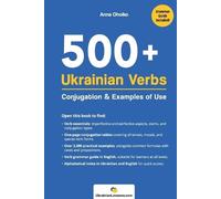 Anna Ohoiko 500+ Ukranian Verbs (Tascabile)