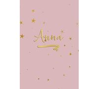 Anna: Personalized Journal to Write In | Rose Gold Line Journal