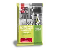 ANNA ZARADNA ST-AZ-030156 - Salviette umidificate, 40 pezzi, multiuso, con profumo di lime, prodotto in UE