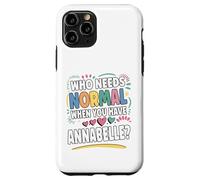ANNABELLE Personalized Name Funny Cute Custom ANNABELLE Name Custodia per iPhone 11 Pro