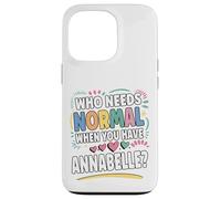 ANNABELLE Personalized Name Funny Cute Custom ANNABELLE Name Custodia per iPhone 13 Pro