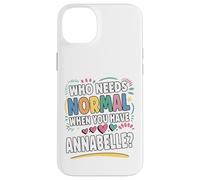 ANNABELLE Personalized Name Funny Cute Custom ANNABELLE Name Custodia per iPhone 14 Plus