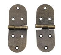 Annadue 10 Set Cerniere a Filo Pieghevoli in Bronzo Antico Cerniere da 180 Gradi per Tavoli e Cassetti Cerniera retrò Realizzata Robusta per Scrivanie di Computer 【Pratico】