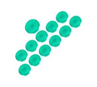 Annadue 12 Pezzi Copri Pulsanti 20,2 Mm 25,3 Mm Copri Pulsanti Meccanici per Interruttori Kailh Cherry Akko Glorious, Pulsante di Ricambio per Tastiera Fighting, Ideale per TTC (GREEN)