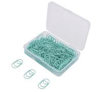 Annadue 150PCS Fermagli per Carta a Forma di Cuore per Ufficio Scuola | Bel design a cuore, materiale metallico antiruggine, presa salda, scatola compatta, utilizzo segnalibro artigianale