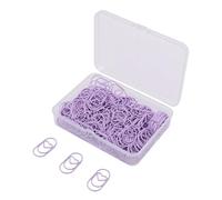 Annadue 150PCS Fermagli per Carta a Forma di Cuore per Ufficio Scuola | Bel design a cuore, materiale metallico antiruggine, presa salda, scatola compatta, utilizzo segnalibro artigianale