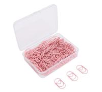 Annadue 150PCS Fermagli per Carta a Forma di Cuore per Ufficio Scuola | Bel design a cuore, materiale metallico antiruggine, presa salda, scatola compatta, utilizzo segnalibro artigianale