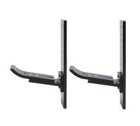 Annadue 2-Pack Alloy RC Car Display Stand Wall Mount (BLACK) | Lega resistente, appendiabiti da parete salvaspazio, cingolato fuoristrada, posizionamento regolabile, decorazione