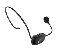 Annadue 2-Pack Microfono Auricolare Wireless per Insegnamento Outdoor Stage | Chip di cancellazione del rumore integrato, Plug And Play 2.4G, adattatore da 6,35 mm, archetto staccabile, durata della