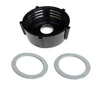 Annadue 2 Pezzi Guarnizioni in Gomma O-Ring con Base per Barattolo | Pezzi di ricambio per frullatore, diametro interno 70 mm, tappo a vite incluso, riparazione elettrodomestici da ,