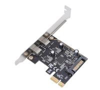 Annadue 2-porte USB PCIe Card PCI Express su Tipo C USB 3.2 Gen1 Adattatore del Pannello Front Pannello della Scheda per per il Supporto per PC Desktop W Indow XP/Vista/W In7/W In8/W