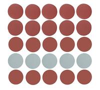 Annadue 25 Pezzi Dischi da Levigatura da 5 Pollici per Lucidatura | Supporto con gancio e anello, Fogli abrasivi a umido, Assortimento multi-grana, Raffinazione con finitura fine, Auto in