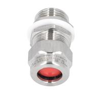 Annadue 304 Acciaio Inossidabile Pressacavo G1/2, IP66 Impermeabile | Connettore per cavo armato, cablaggio marino e per veicoli, tenuta IP66, acciaio inossidabile 304, filettatura G1/2