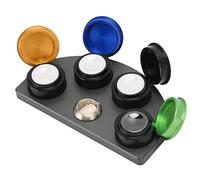 Annadue 4 Coppa Dell'olio per Orologi Piatti Accessorio Durevole per la Riparazione degli Orologi Facile da Usare per la Manutenzione Professionale Materiale in Lega