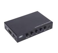 Annadue 4K 4x2 Switch Multiviewer HDMI, 4 in 2 Switch Senza Soluzione di continuità con Remoto, 6 modalità di Visualizzazione per la Console di Gioco per (Spina europea)