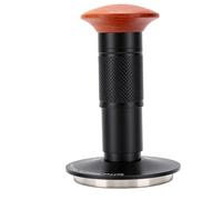 Annadue 58MM Filettato Pressa per Caffè con Feedback a Scatto | Pressa a forza costante, base da 58 millimetri, conferma del udibile, densità uniforme, manico in legno di pero