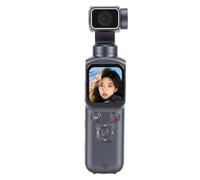 Annadue Action Camera Portatile, Videoregistratore Portatile WiFi 4K 64MP per Vlogging con Touch Screen da 1,72 Pollici, Supporto per il Rilevamento del Volto, Abbellimento Intelligente